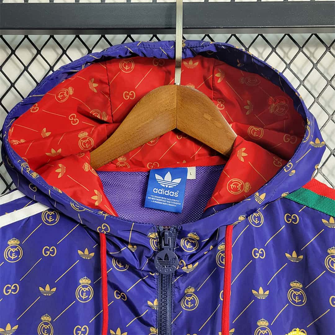 23-24 Real Madrid Windbreaker GUCCI joint 8