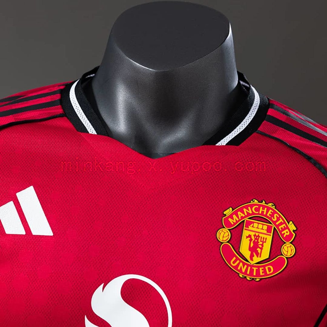 M-U 25_26 Home Long Sleeve Player Version Jersey S-3XL 7