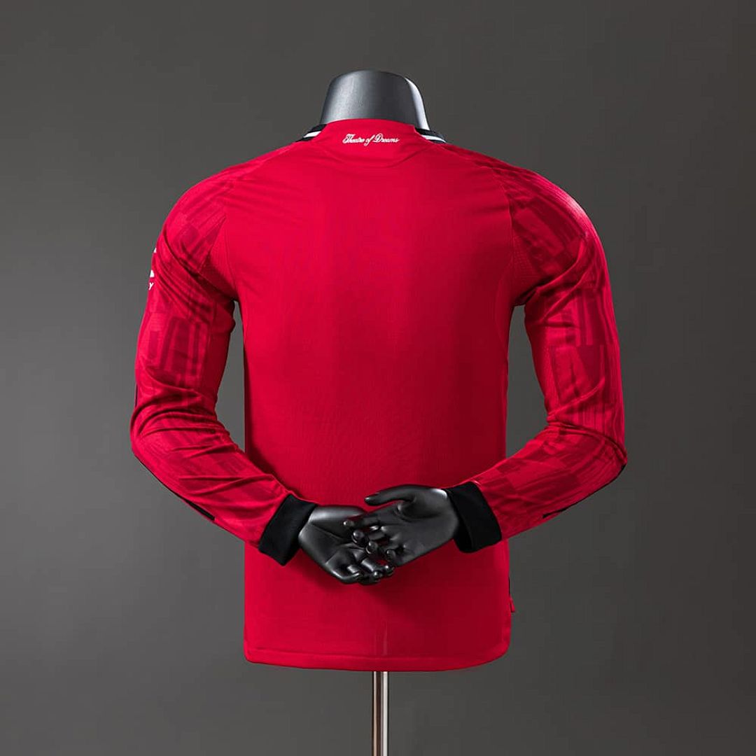 M-U 25_26 Home Long Sleeve Player Version Jersey S-3XL 8