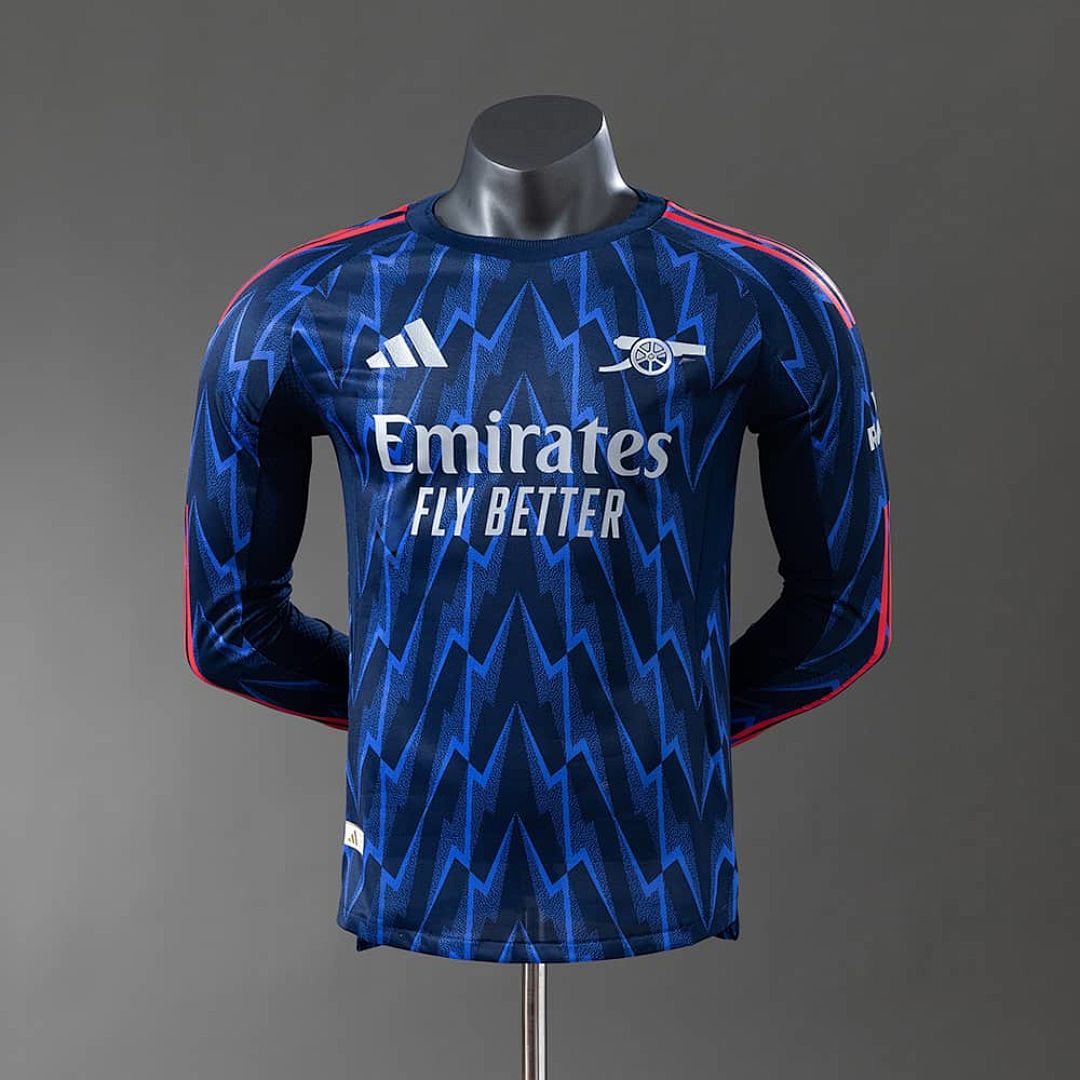 Arsenal 25_26 Away Player Version Long Sleeve Jersey S-3XL