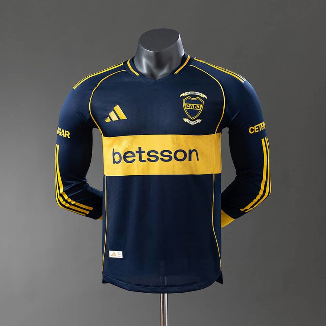 Boca Juniors 25_26 Player Version Home Long Sleeve Jersey S-4XL