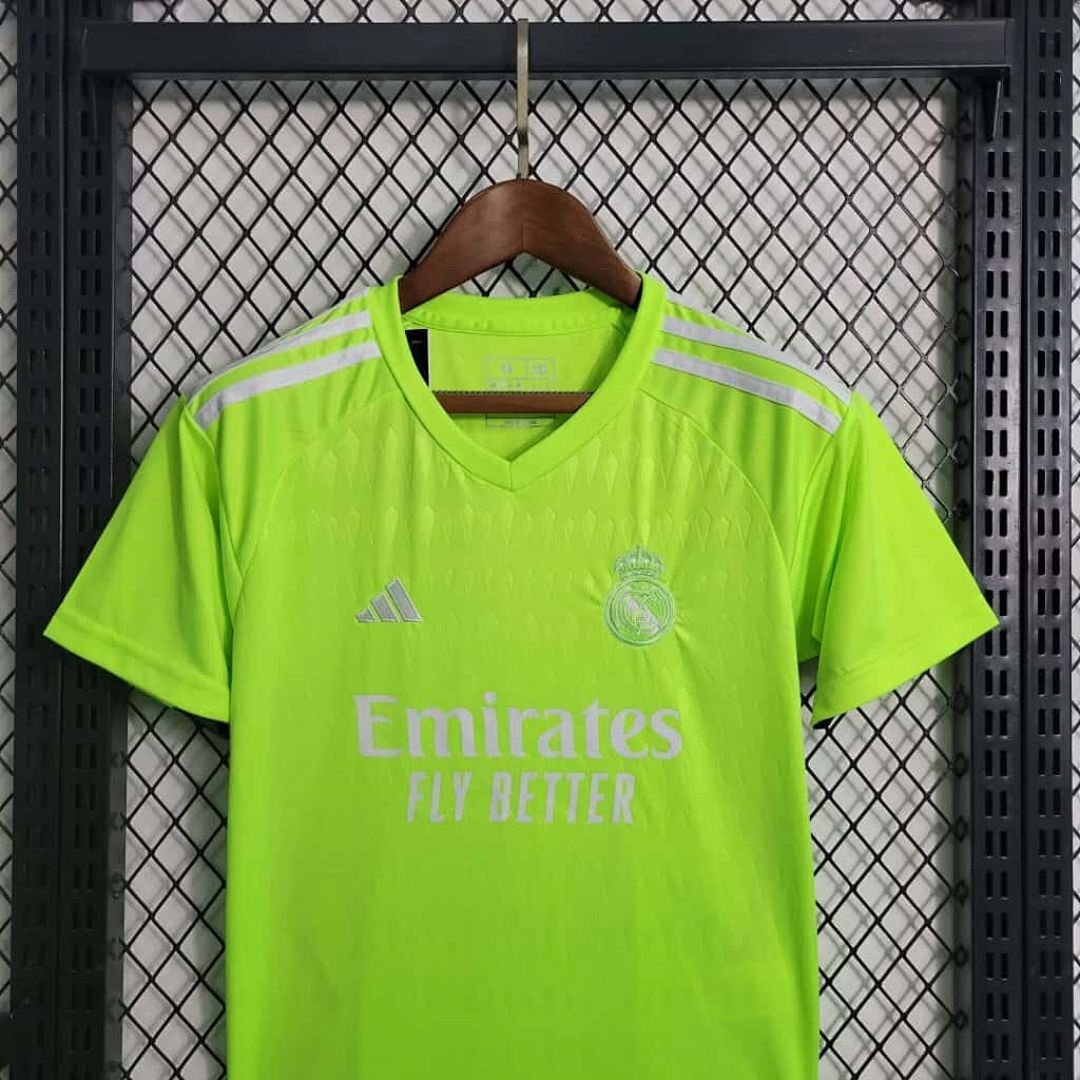 23-24 Real Madrid Kids Green Goalkeeper Kits 2