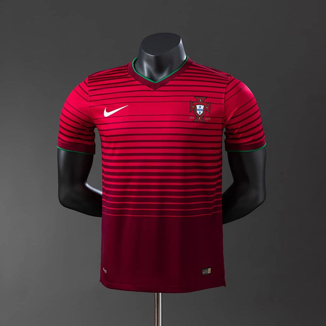 Portugal 2014 Player Version Retro Home Jersey S-3XL