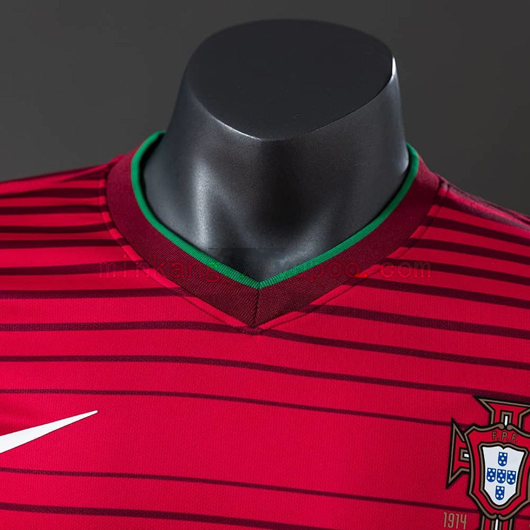 Portugal 2014 Player Version Retro Home Jersey S-3XL 6