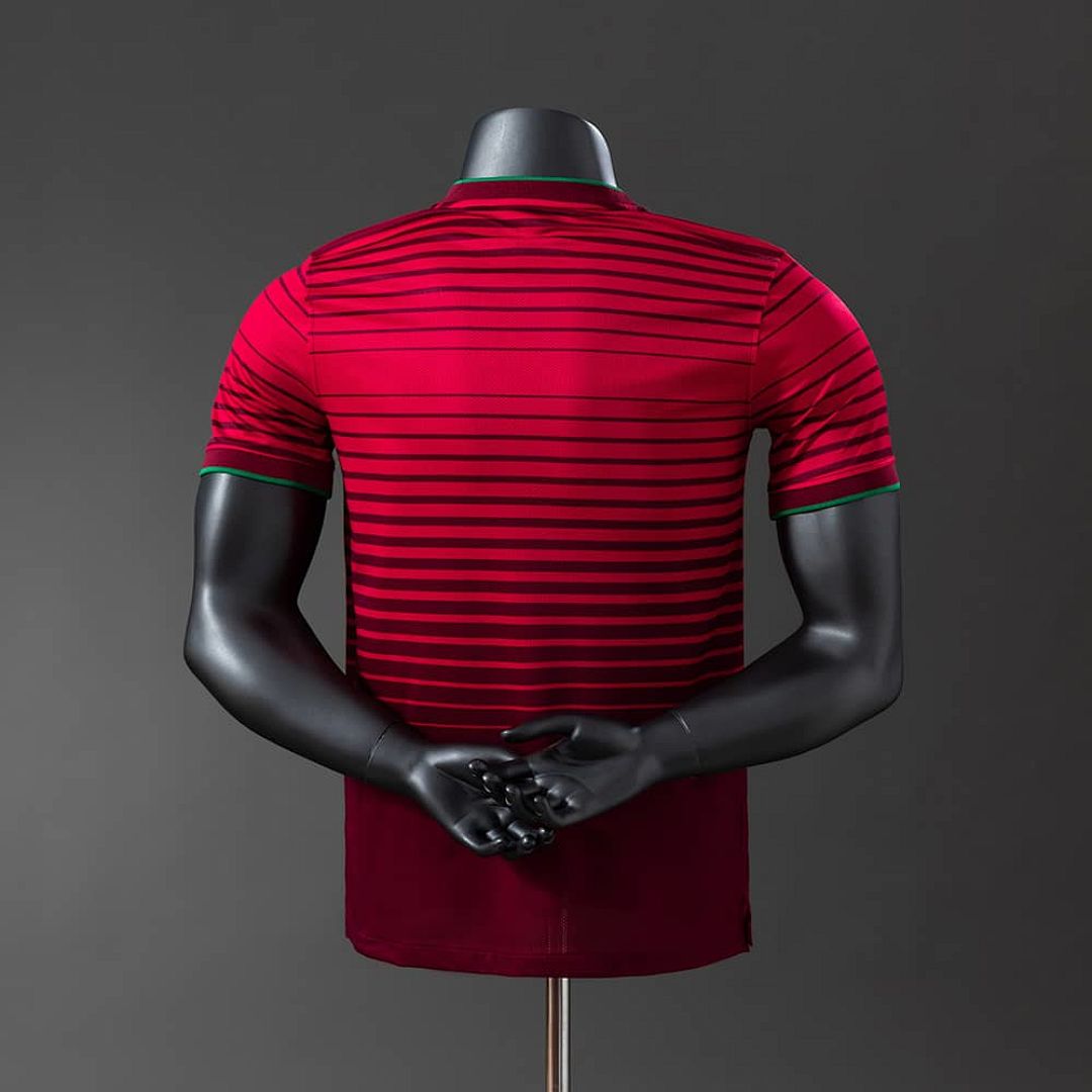 Portugal 2014 Player Version Retro Home Jersey S-3XL 7