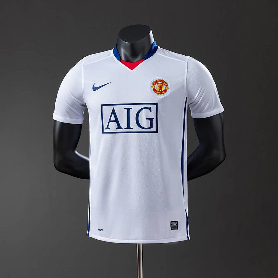 M-U 08_09 Away Player Version Retro Jersey S-3XL