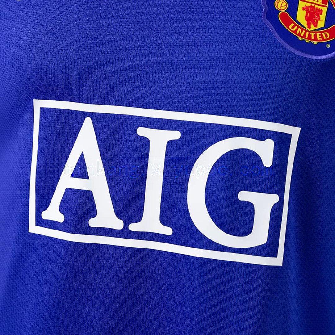 M-U 08_09 Third Away Player Version Retro Jersey S-3XL 6