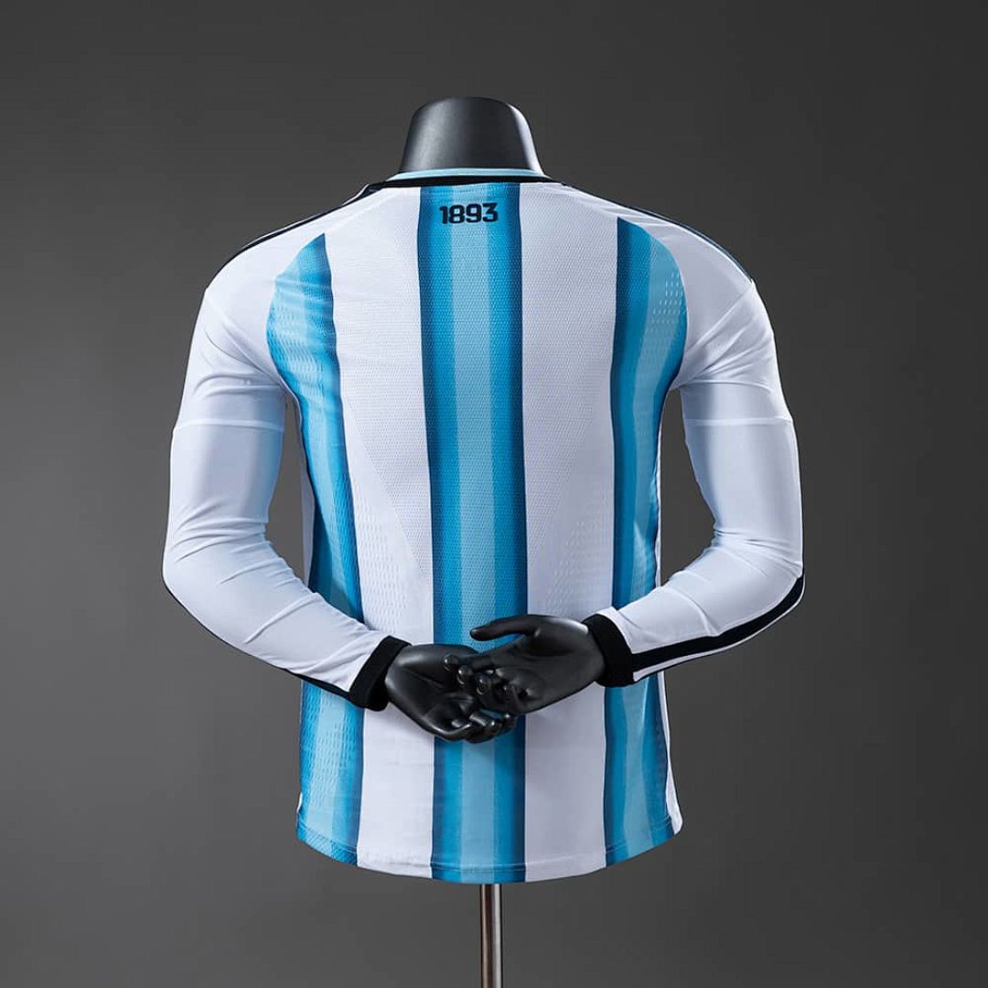 Argentina 2026 Home Long-Sleeve Player Version Jersey S-4XL 8