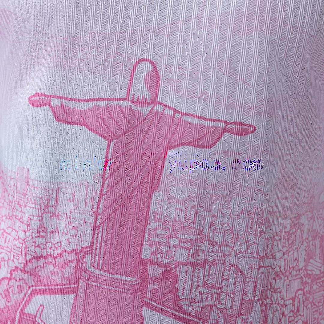 Brazil 2025 edición especial - rosa versión jugador camiseta S-XXL 7