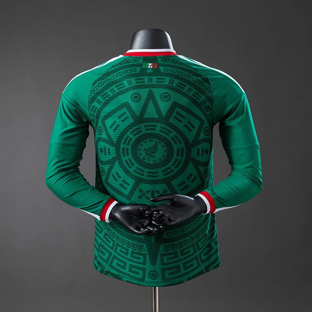 Mexico 2026 Home Long-Sleeve Player Version Jerseys S-4XL 2