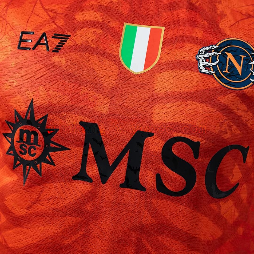 Napoli 25_26 Halloween - naranja versión jugador camiseta S-XXL 10