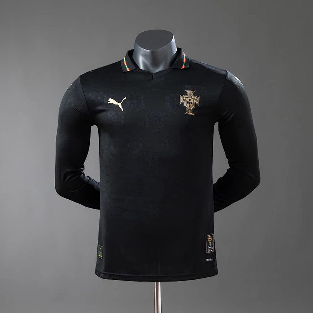 Portugal 2026 Special Edition - Black Panther Long-Sleeve Player Version Jerseys S-4XL