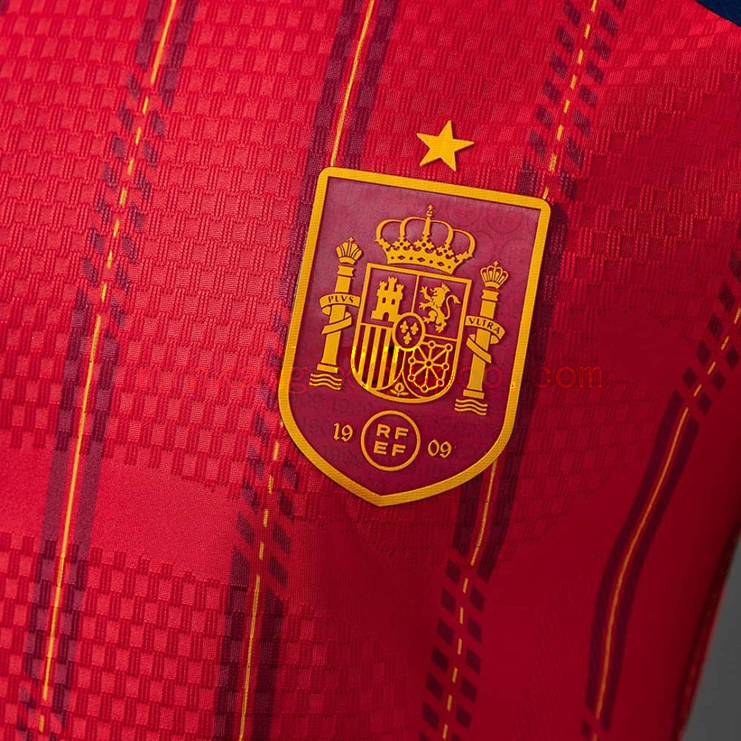 Spain 2026 Home Long-Sleeve Player Version Jerseys S-4XL 7