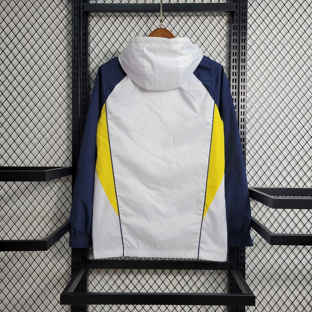 23-24 Real Madrid White Windbreaker New Jackets 3