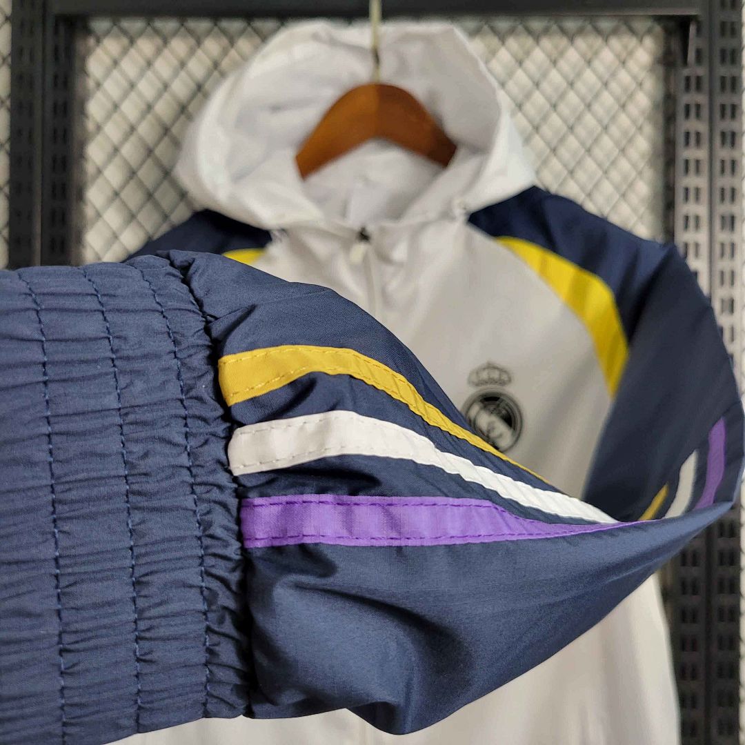 23-24 Real Madrid White Windbreaker New Jackets 7