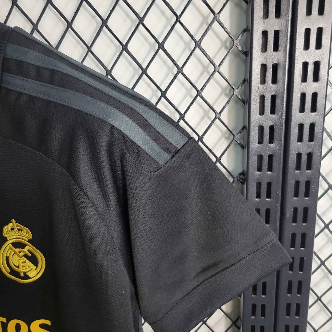 23-24 Real Madrid Third Kit Women Black Shirt 4