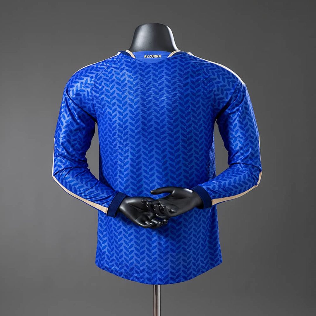 Italy 2026 local versión jugador manga larga camiseta S-4XL 2