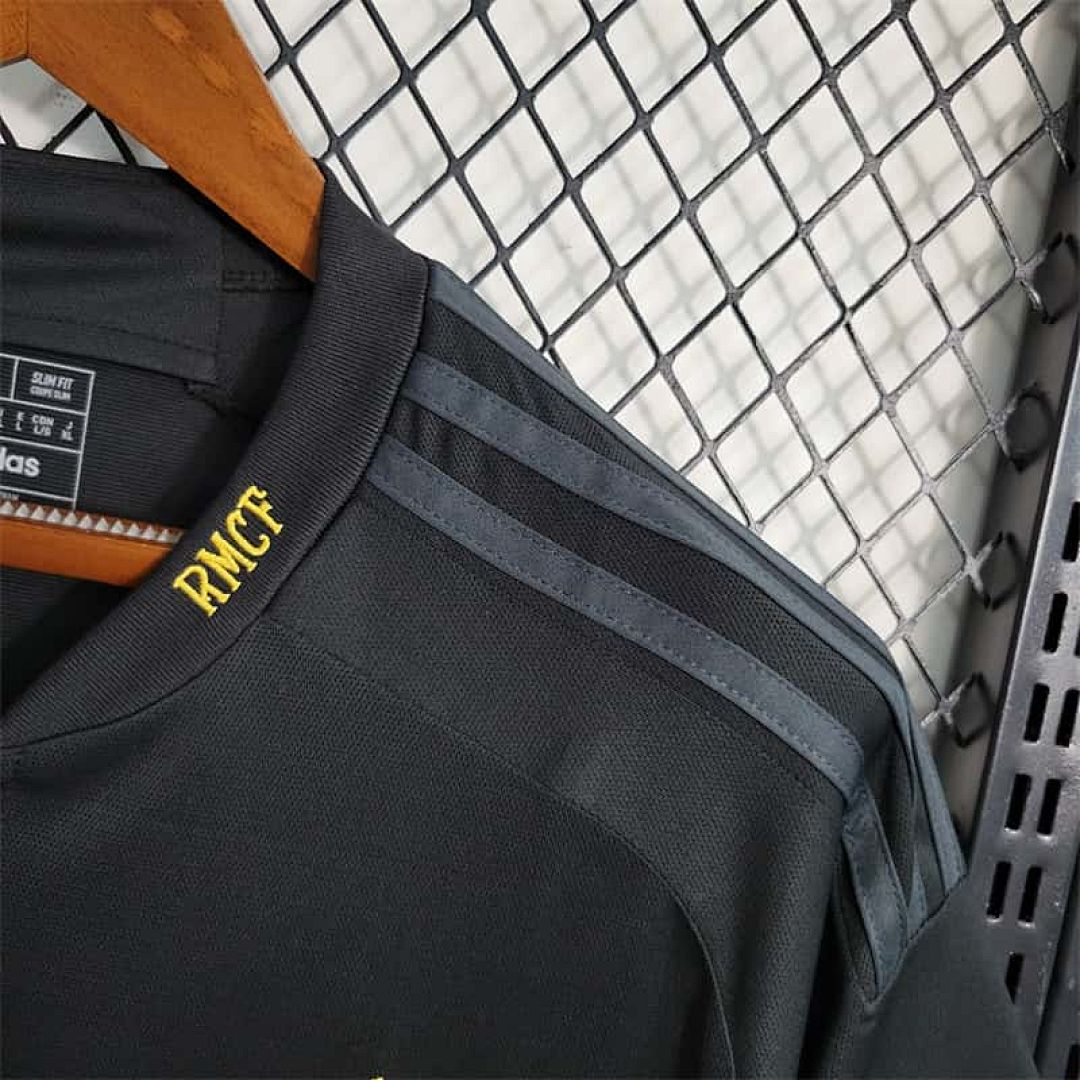 23-24 Real Madrid Third Kit Black Shirt 5