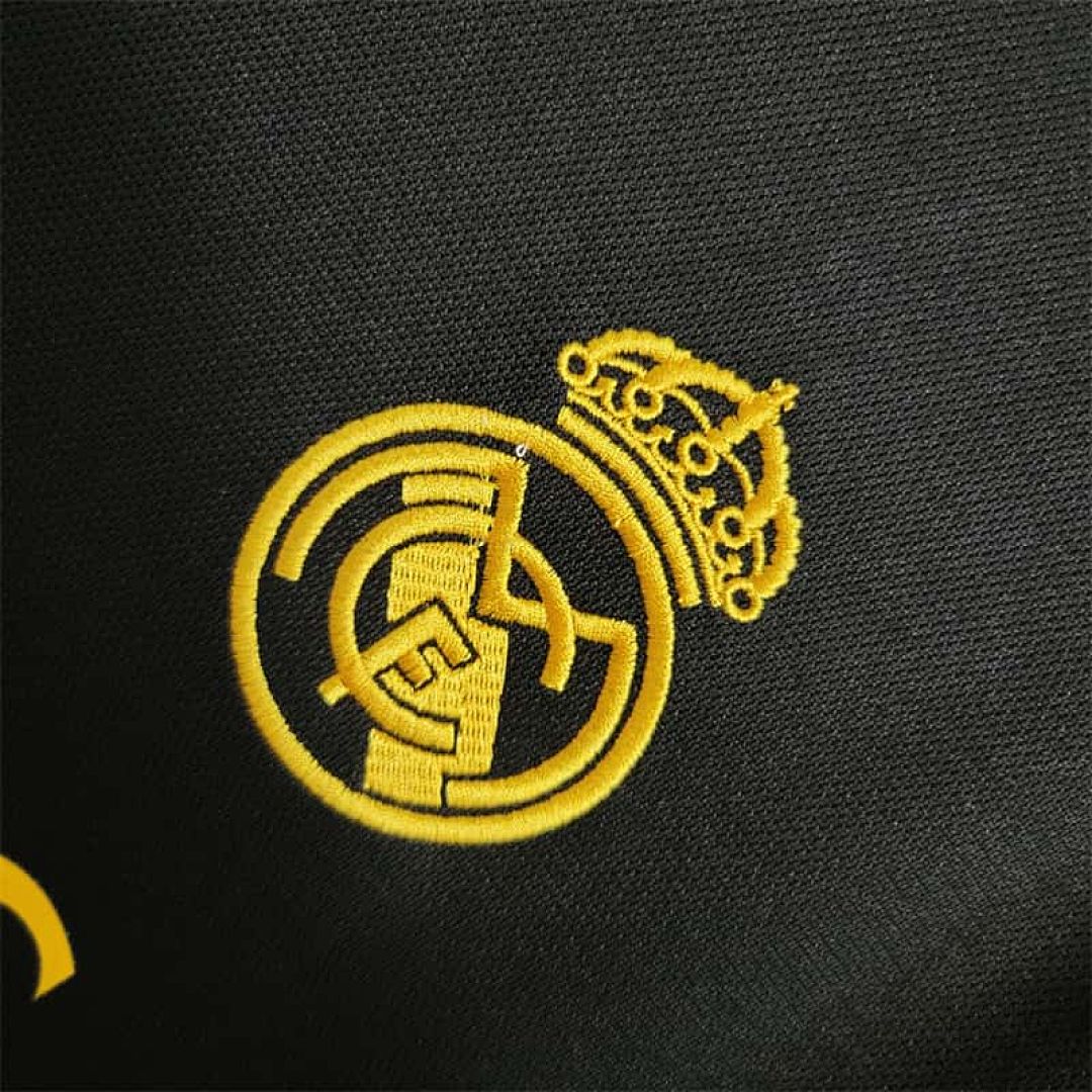 23-24 Real Madrid Third Kit Black Shirt 8