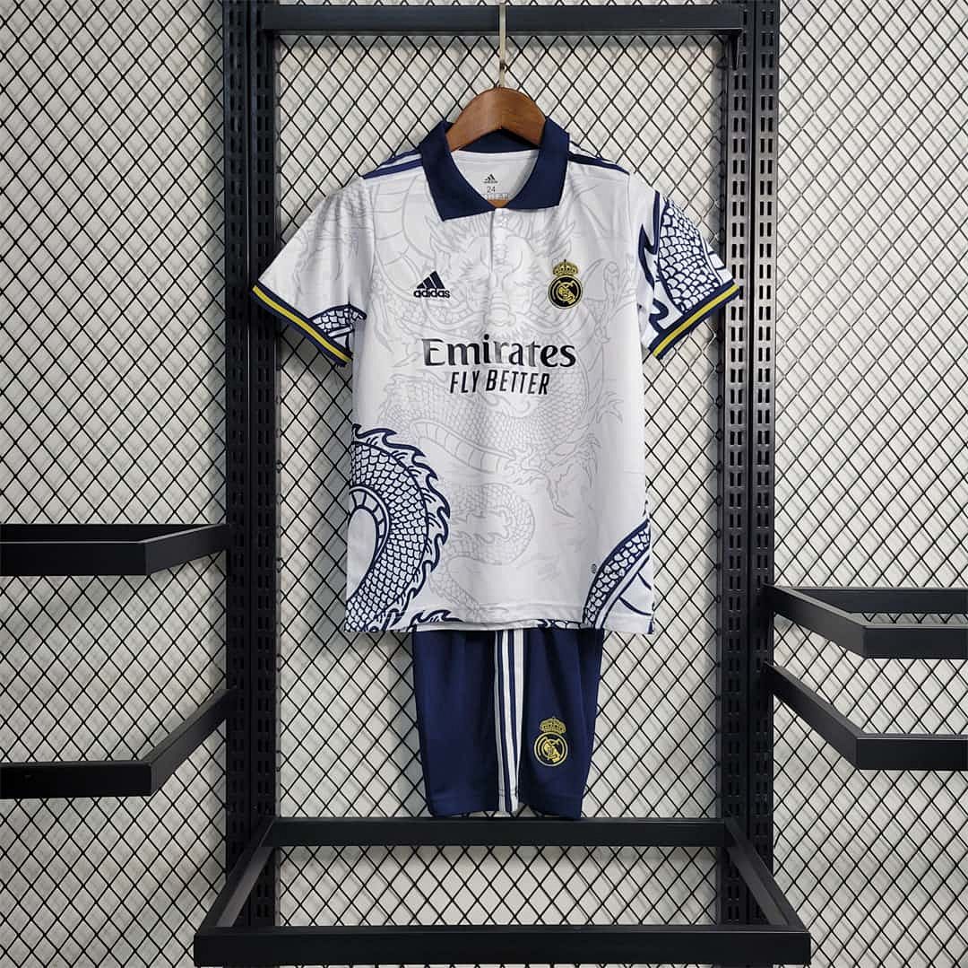 23-24 Real Madrid Special Edition White kids kit