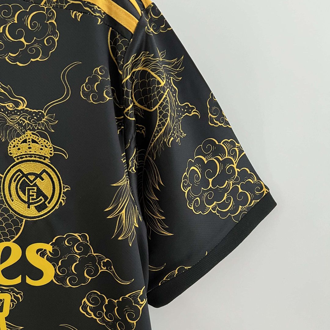 23-24 Real Madrid Special Edition Kit Golden Dragon Shirt 5