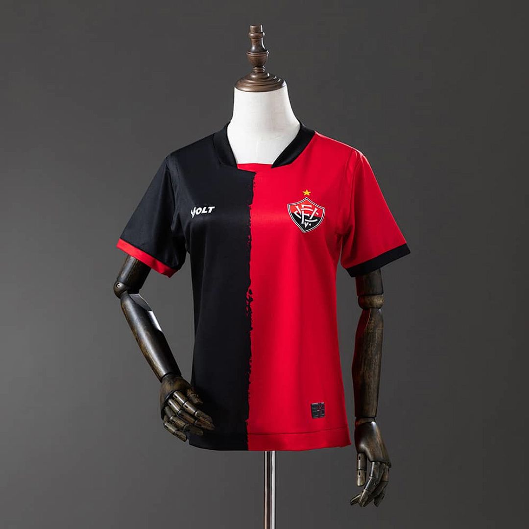 Vitória 25_26 Red-Black Women's Jersey S-XXL