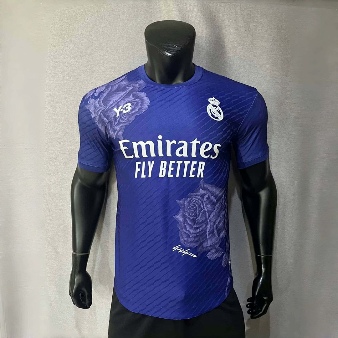23-24 Real Madrid Y3 Blue Kit Player Version Shirt