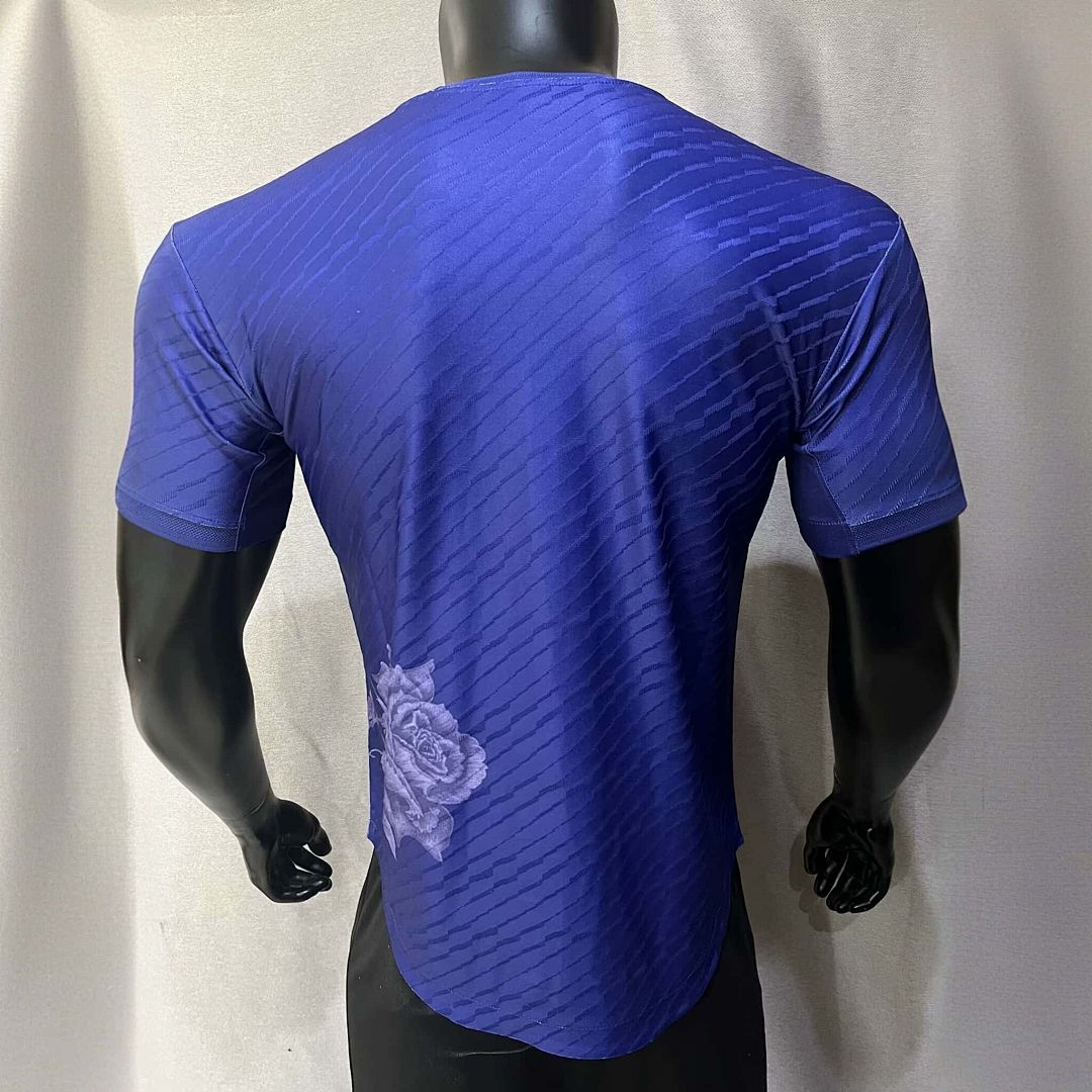23-24 Real Madrid Y3 Blue Kit Player Version Shirt 3