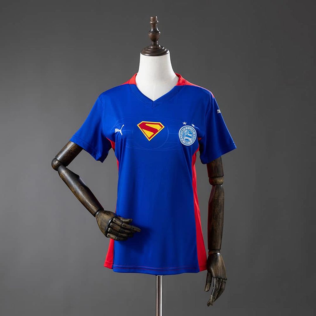 Bahia 25_26 Superman Edition - Blue & Red Women's Jersey S-XXL