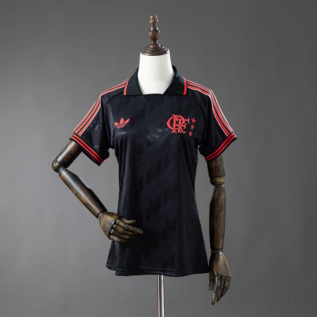 Flamengo 25_26 Lifestyler Retro - Black Women's Jersey S-XXL