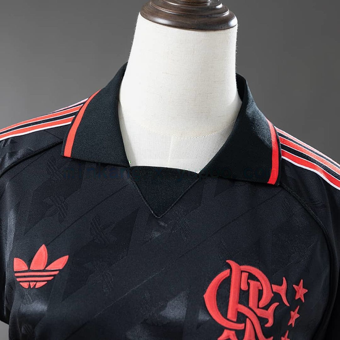 Flamengo 25_26 Lifestyler Retro - Black Women's Jersey S-XXL 6