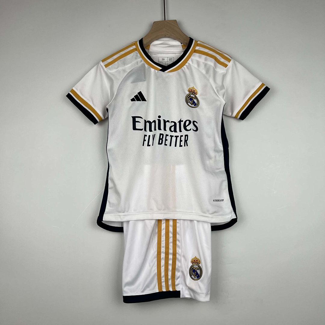 23-24 Kids Real Madrid home size 16-28