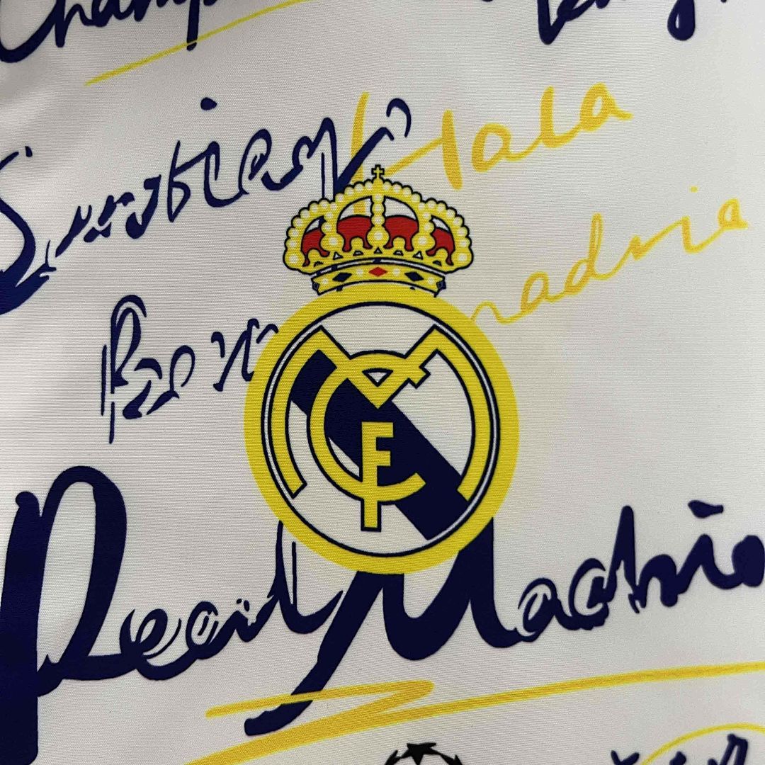 23-24 Real Madrid Trench Coat Reversible Windbreaker Double-Sides Jacket 10