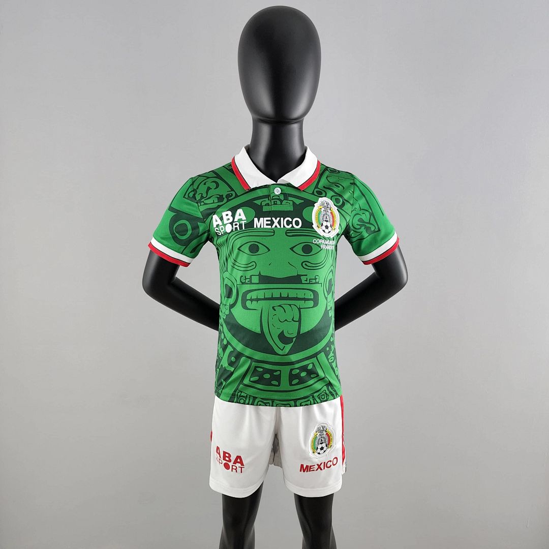 Retro kids kit 1998 Mexico home size:16-28