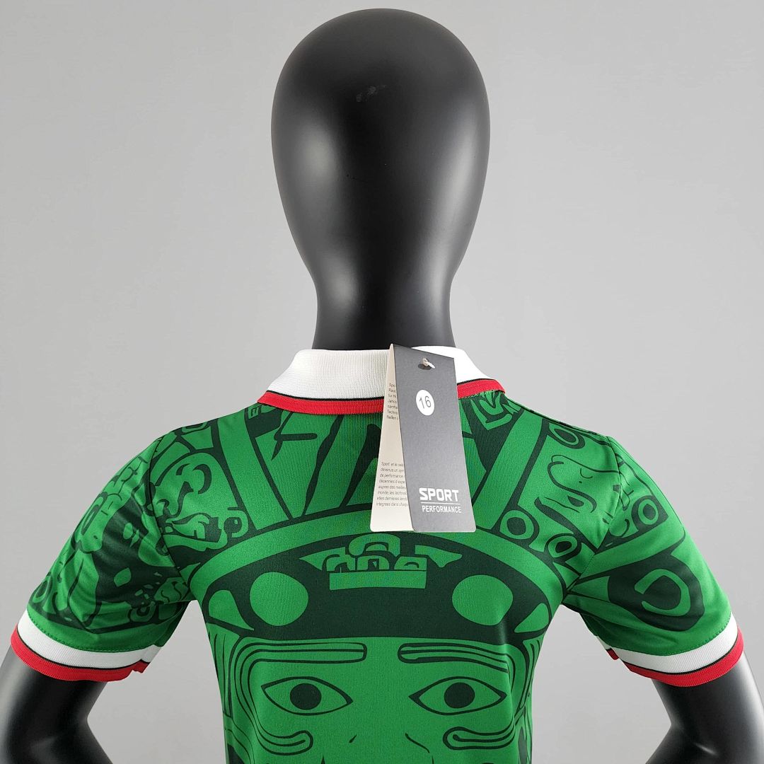 Retro kids kit 1998 Mexico home size：16-28 3