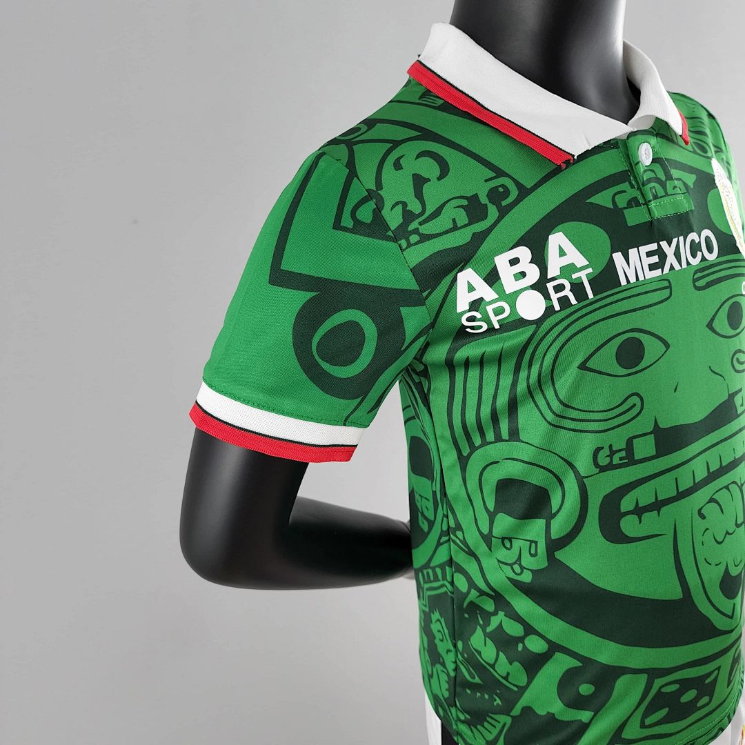 Retro kids kit 1998 Mexico home size：16-28 8