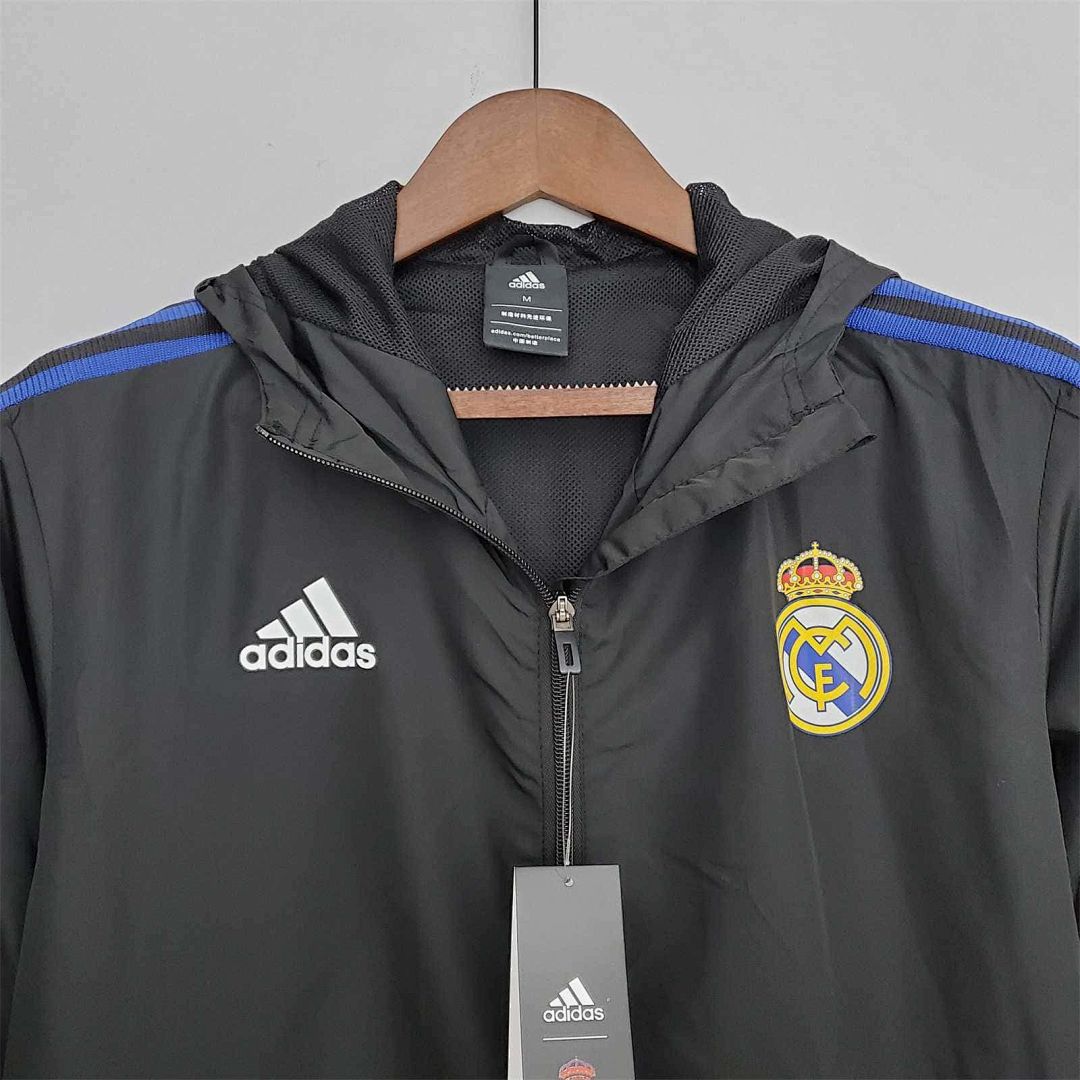 22-23 Real Madrid black windbreaker 2