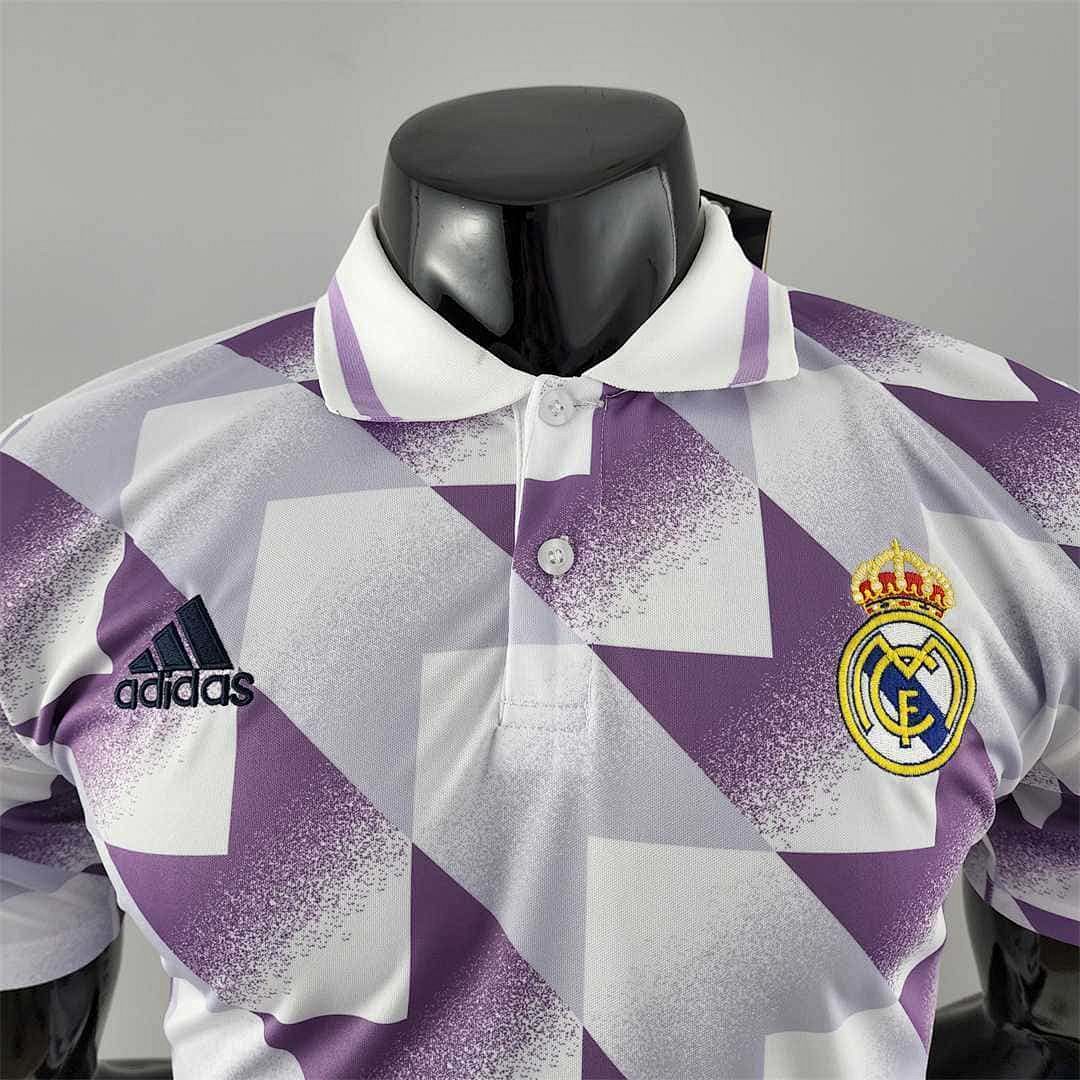 22-23 Real Madrid POLO purple-white 4