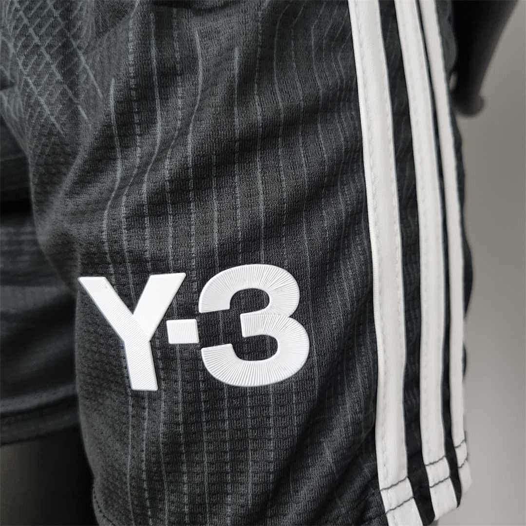 22-23 Real Madrid Y3 black kids kit 10