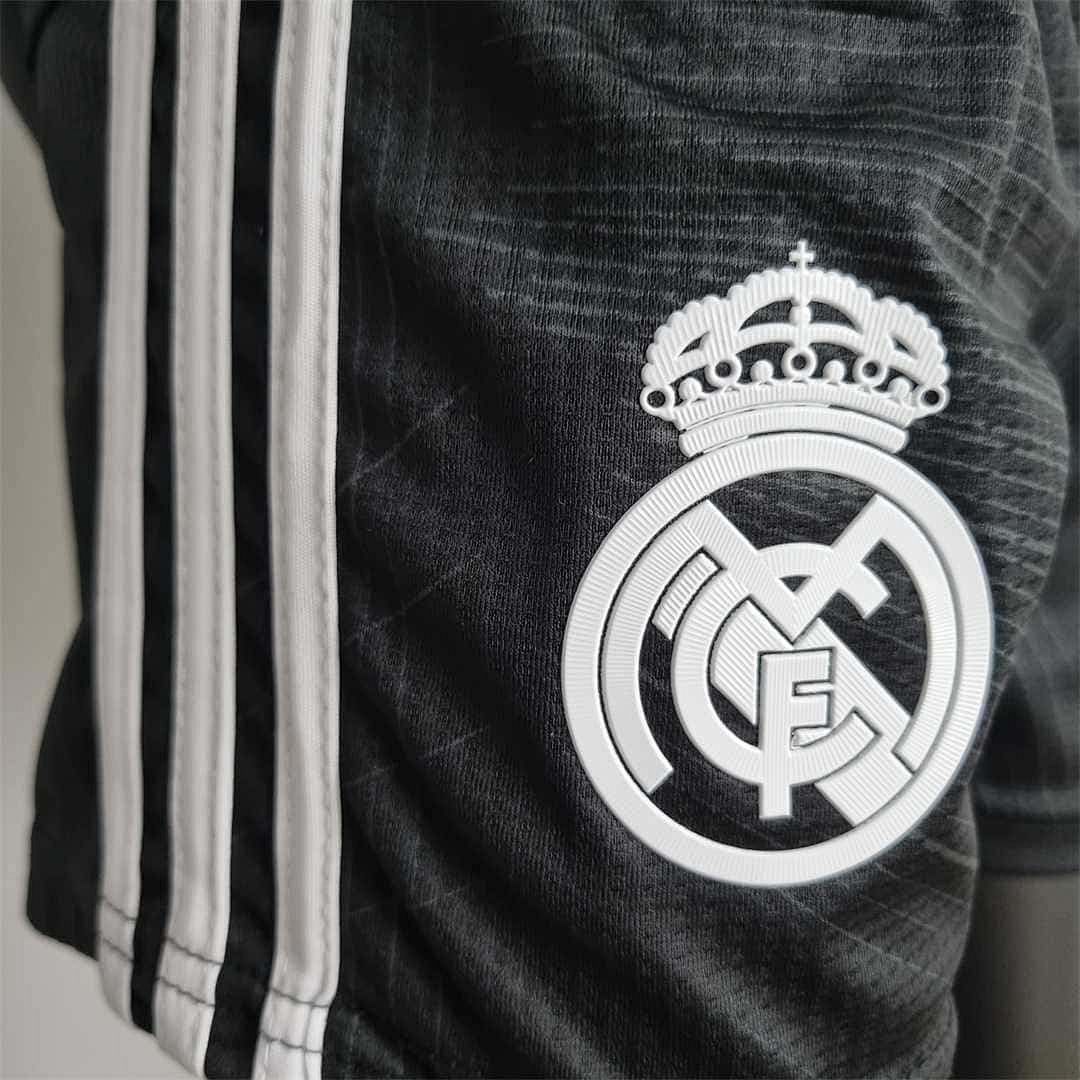 22-23 Real Madrid Y3 black kids kit 11