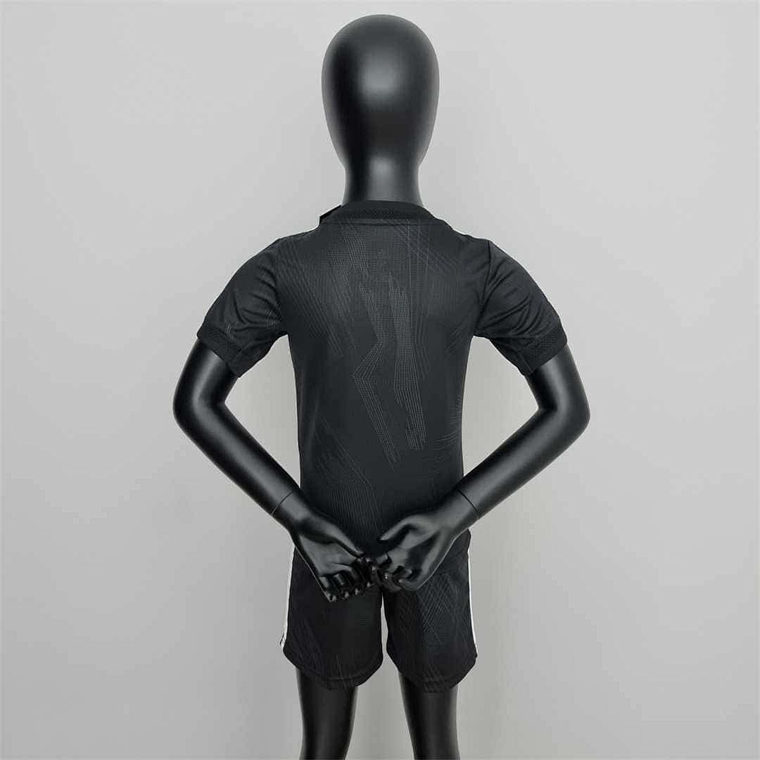 22-23 Real Madrid Y3 black kids kit 2