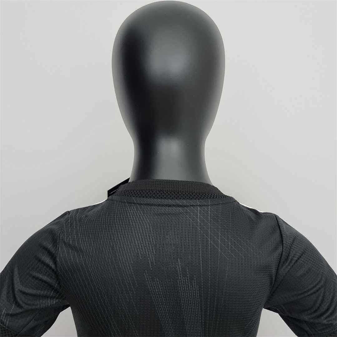 22-23 Real Madrid Y3 black kids kit 3