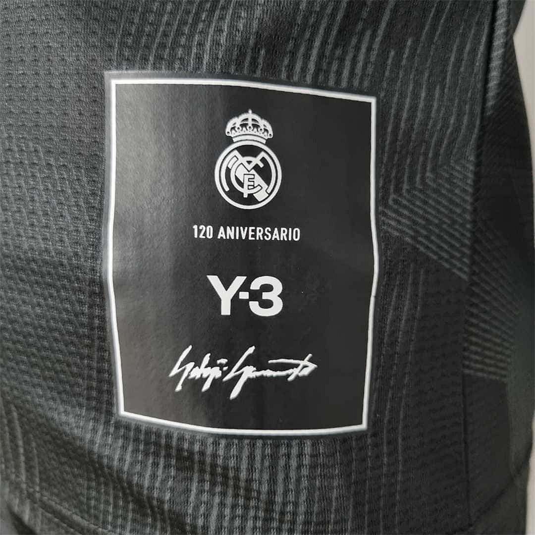 22-23 Real Madrid Y3 black kids kit 9