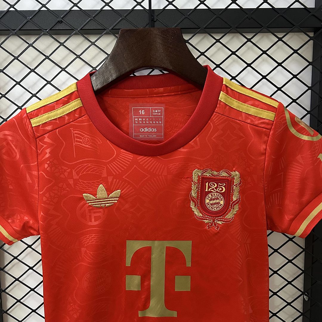 25_26 kids Bayern Munich 125th Anniversary Jersey 16-28 3