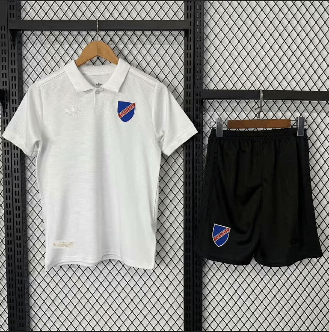 25_26 Kids Colo Colo 100th Anniversary White size:16-28