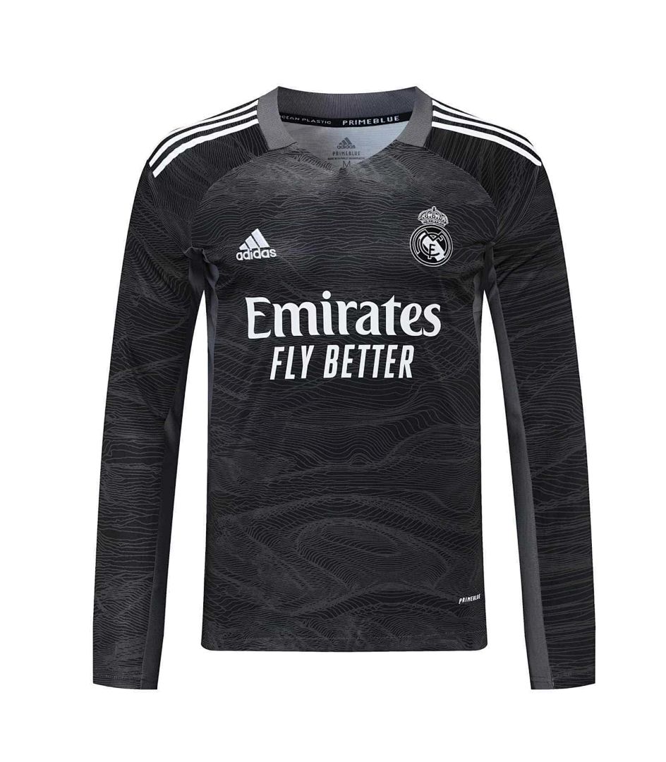 21-22 Real Madrid black goalkeeper long sleeve 20