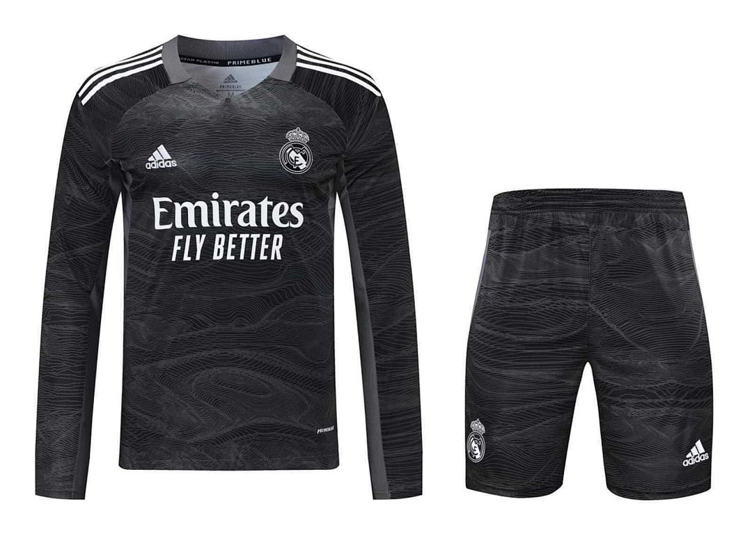 21-22 Real Madrid black goalkeeper long sleeve 7