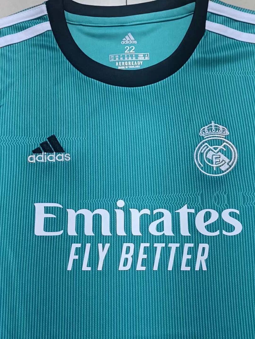 21-22 Real Madrid third away kids kit 4