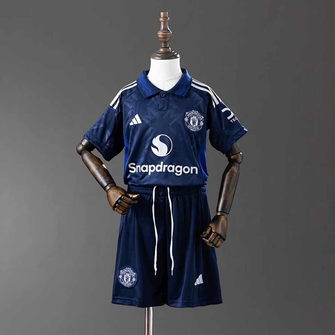 M-U 24_25 Away kids kit Jersey SZIE 16-28