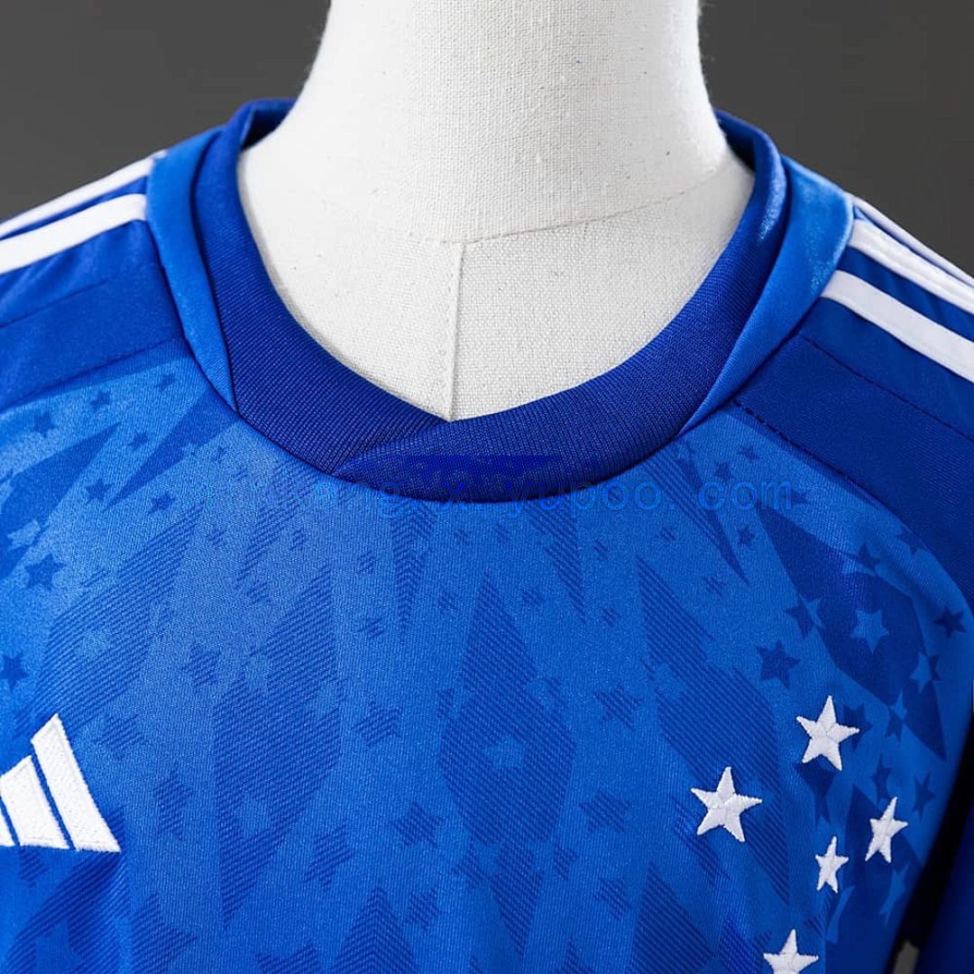 Cruzeiro 24_25 Home kids kit Jersey SIZE16-28 7